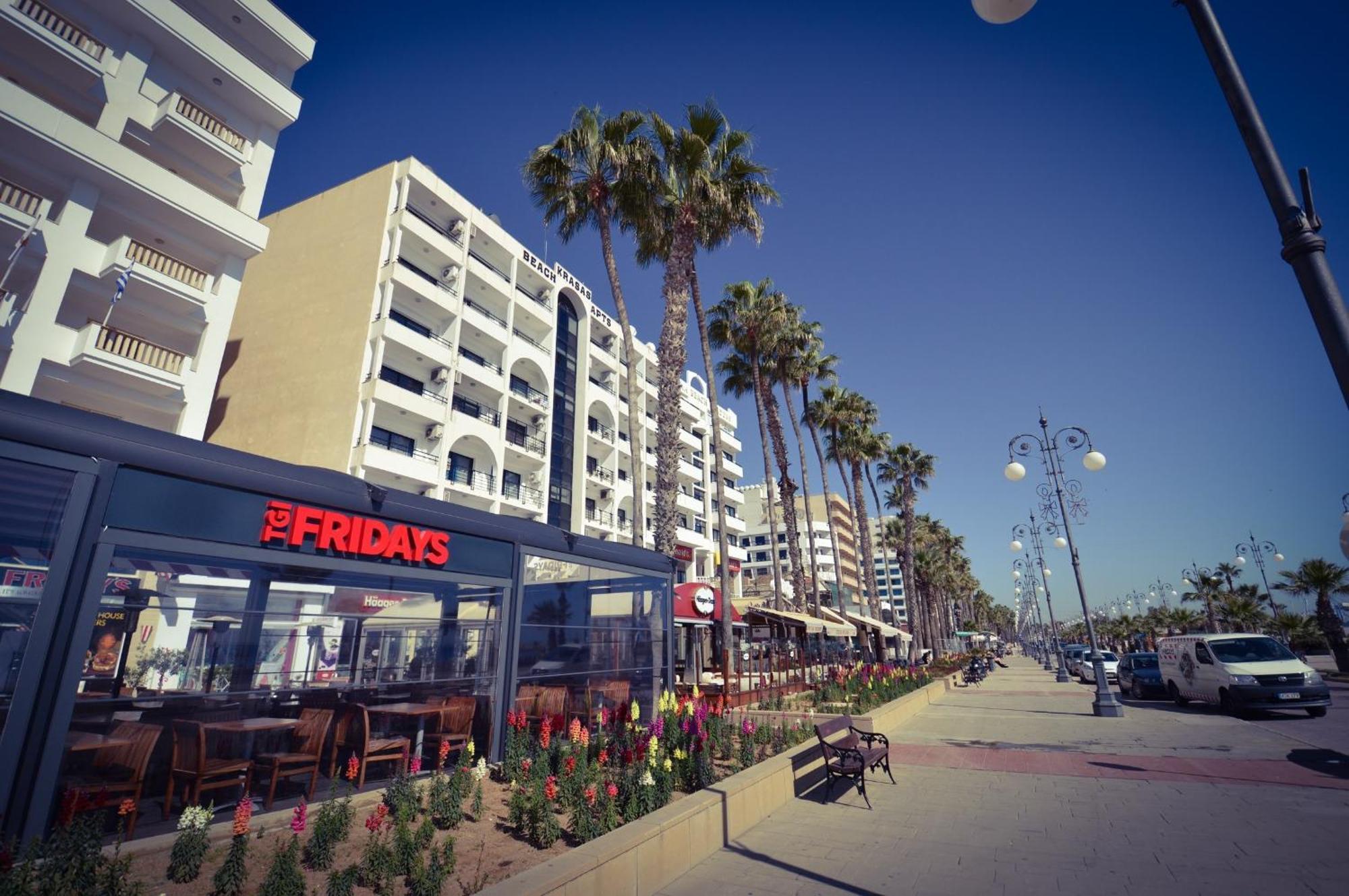 Krasas Beach Apartment Rentals Ларнака Экстерьер фото